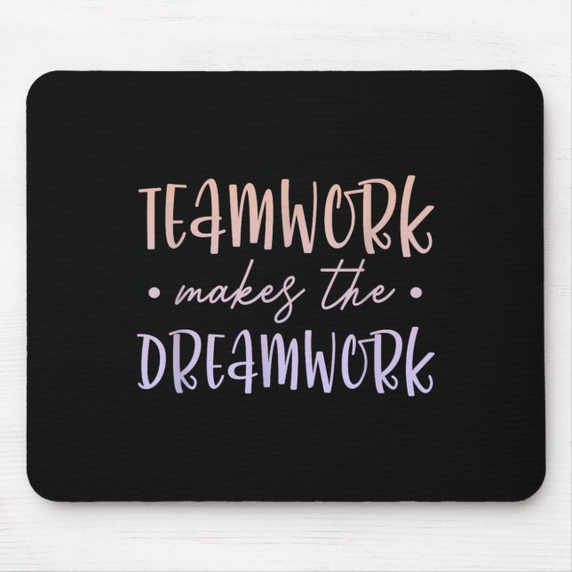 Teamwork Makes The Dreamwork Employee Team Motivat Musmatta (Framsidan)