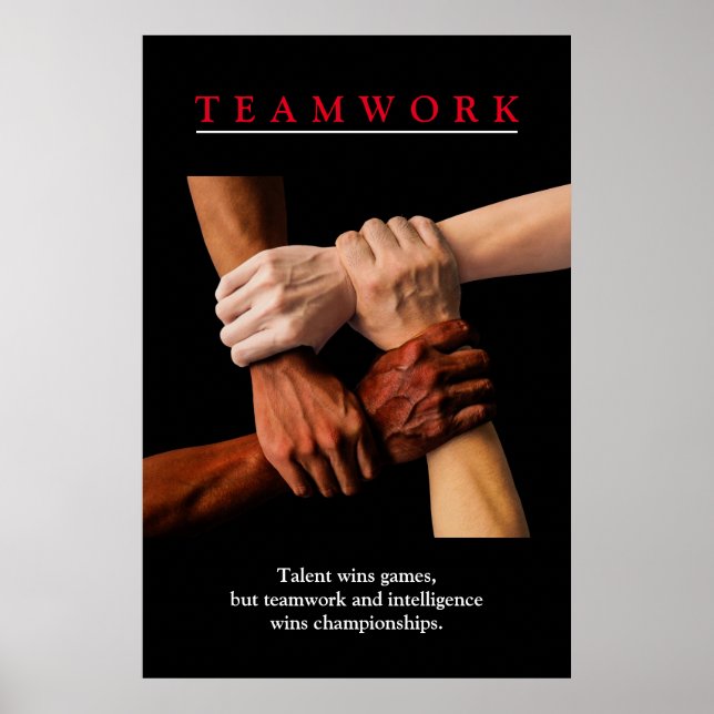 Teamwork Motivational Inspirational Poster (Framsidan)