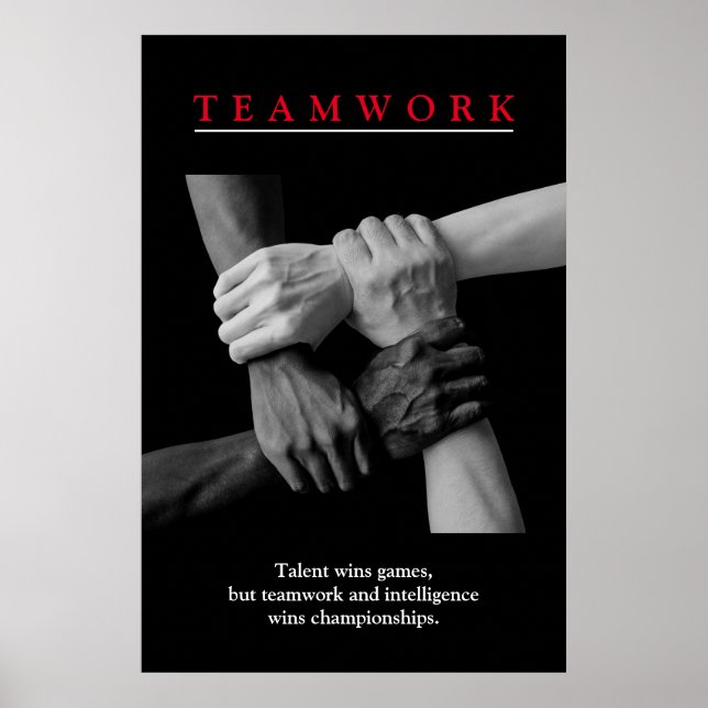 Teamwork Motivational Inspirational Poster (Framsidan)