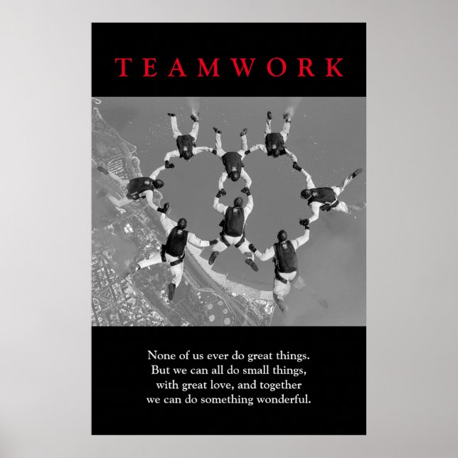 Teamwork Motivational Inspirational Poster (Framsidan)