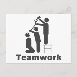Teamwork - Motivational Merchandise Vykort