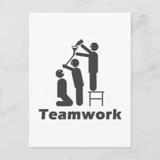 Teamwork - Motivational Merchandise Vykort