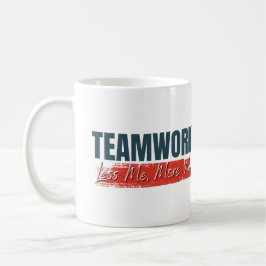 Teamwork Motivational Personals Corporate Gift Kaffemugg