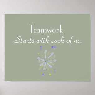 Teamwork Motivational Poster