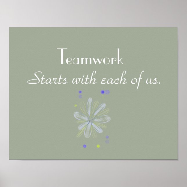Teamwork Motivational Poster (Framsidan)