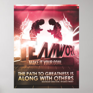 TEAMWORK - MOTIVERING POSTER