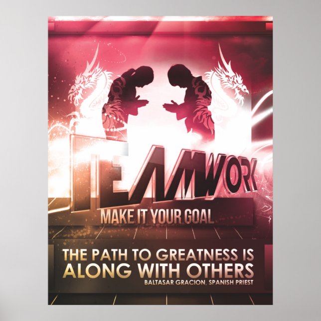 TEAMWORK - MOTIVERING POSTER (Framsidan)