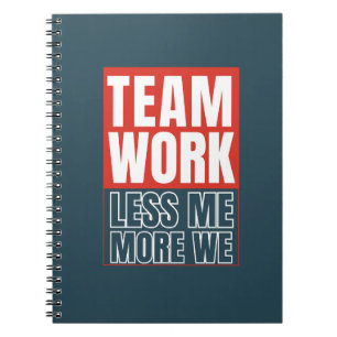 Teamwork Office Business Corporate Coworking Gift Anteckningsbok