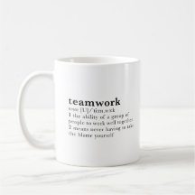 Teamwork - ordbokdefinition