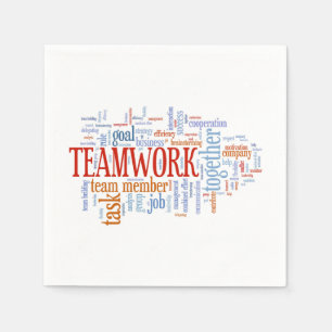 TEAMWORK PAPPERSSERVETT