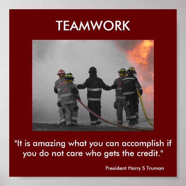 TEAMWORK POSTER (Framsidan)
