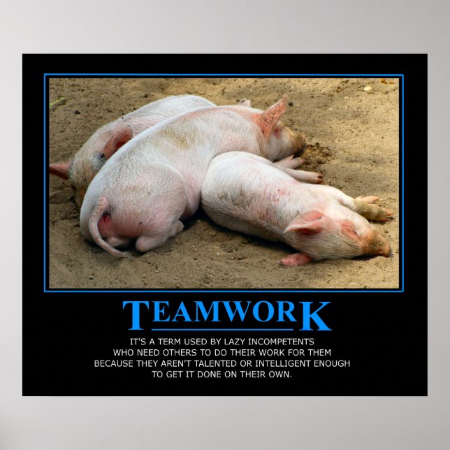 Teamwork poster (Framsidan)