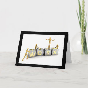 Teamwork - tacka dig att card tack kort