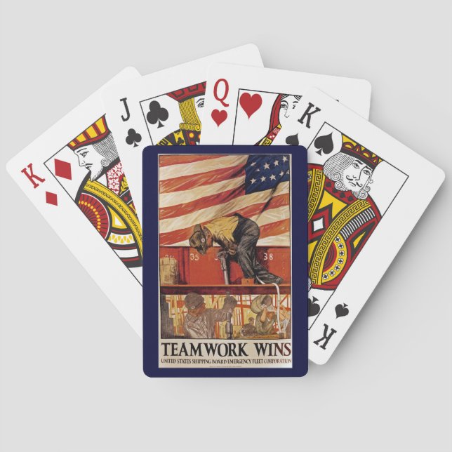 TeamWork vinner Casinokort (Baksidan)