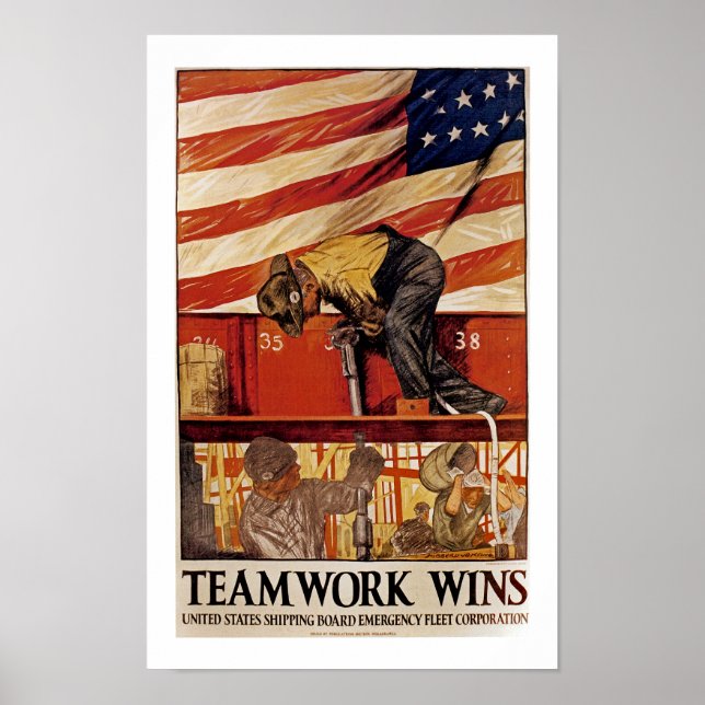 TeamWork vinner Poster (Framsidan)