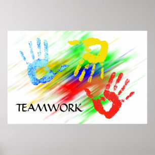 Teamworkaffisch Poster