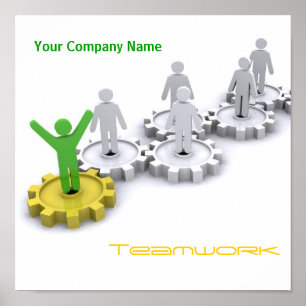 Teamworkaffisch Poster