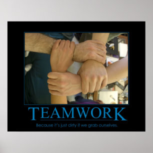Teamworkaffisch Poster