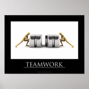 Teamworkbegrepp Poster