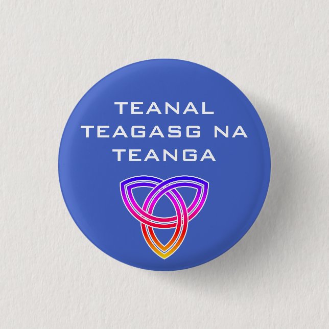 Teanal Teagasg na Teanga Button Knapp (Framsida)