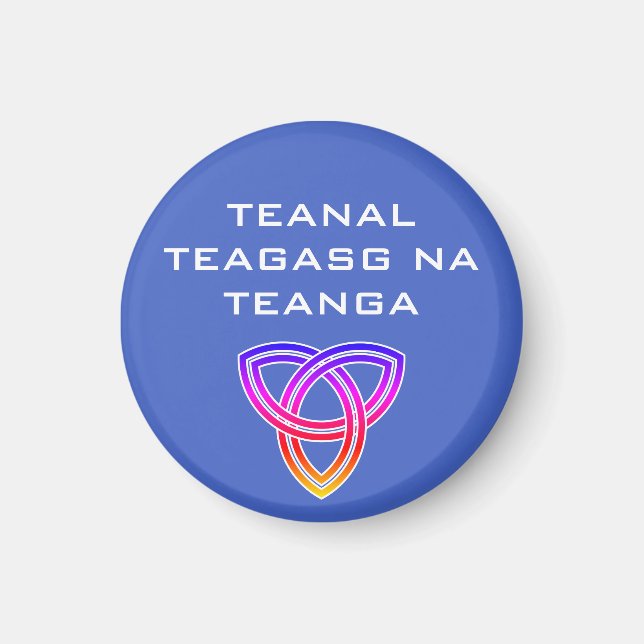 Teanal Teagasg na Teanga Magnet (Framsidan)