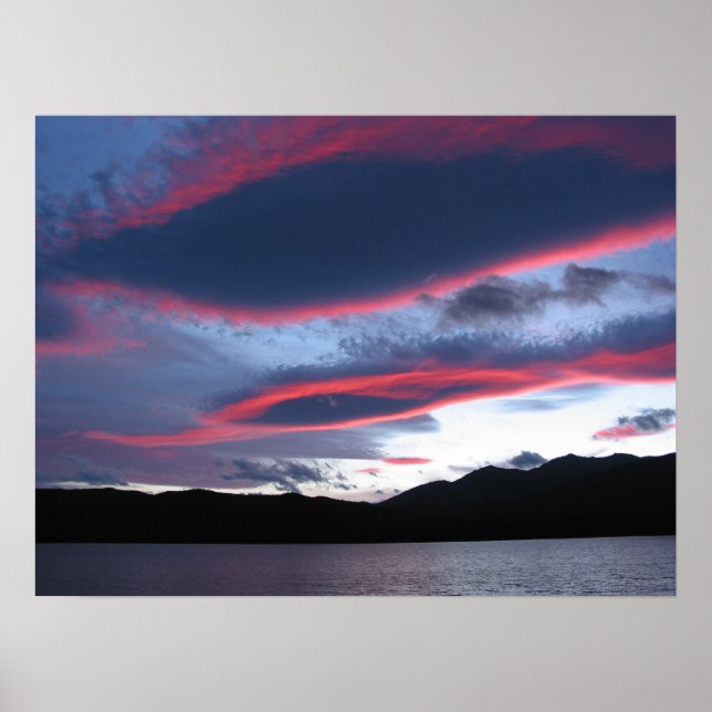 TeAnau Sunset Poster (Framsidan)