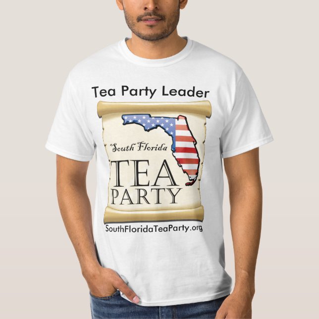 Teapartiledare Tee (Framsida)