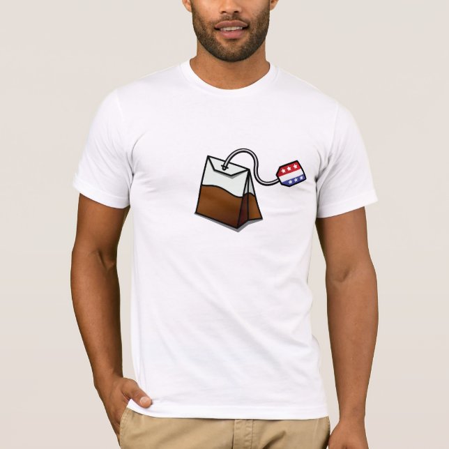 Teaparty av Amerika Tee Shirt (Framsida)