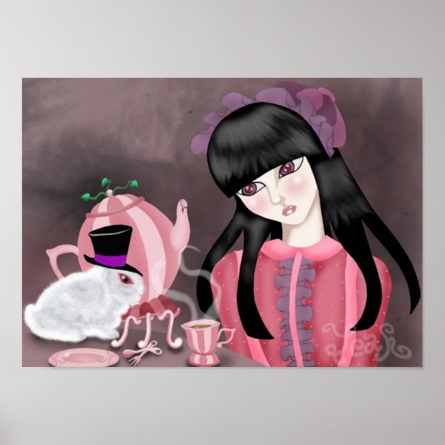 Teaparty Bunny Poster (Framsidan)