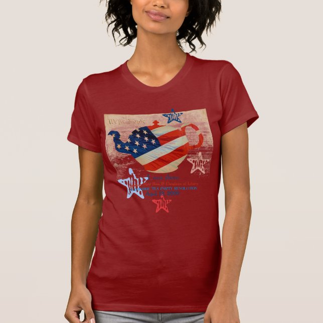 TeaParty jubileums- T-tröja T Shirt (Framsida)