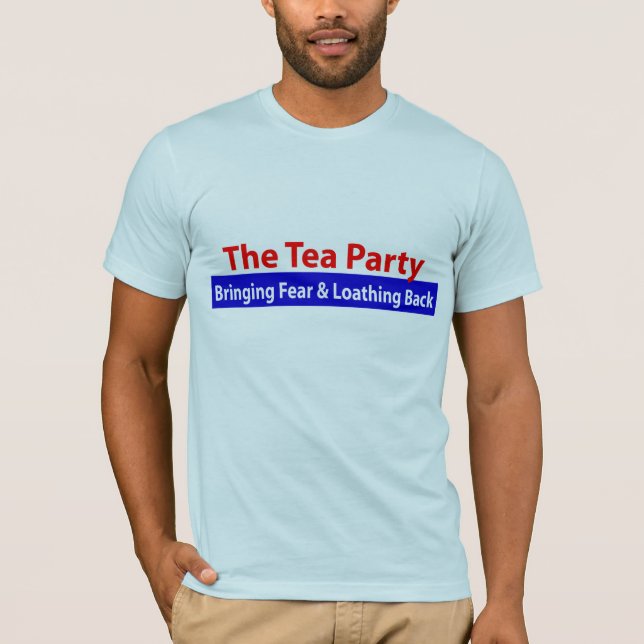 Teaparty: Komma med skräck och avsky tillbaka! Tröja (Framsida)