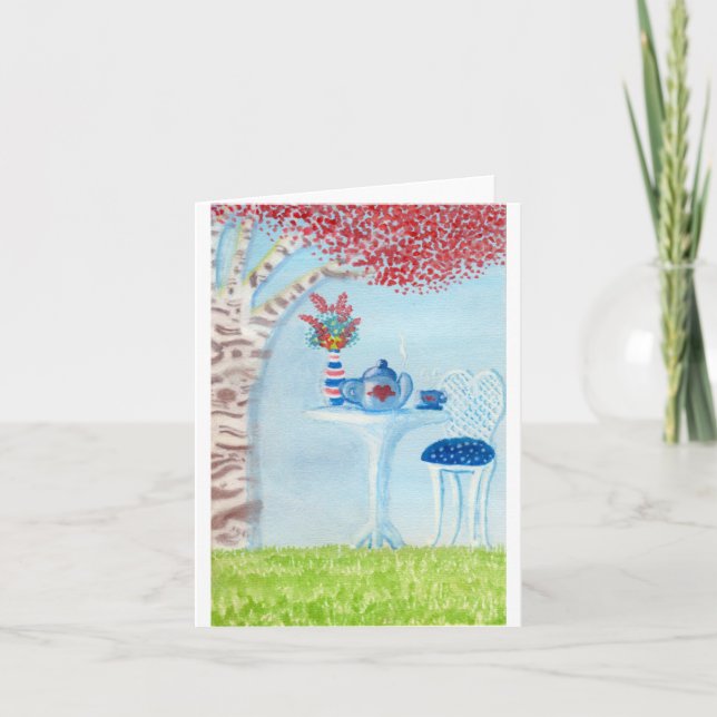 Teaparty Kort (Framsida)