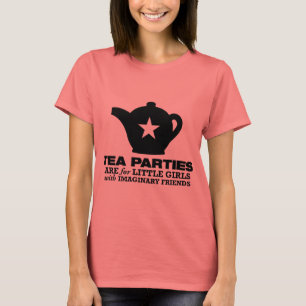 teaparty - teapartyn är för liten flicka t-shirt