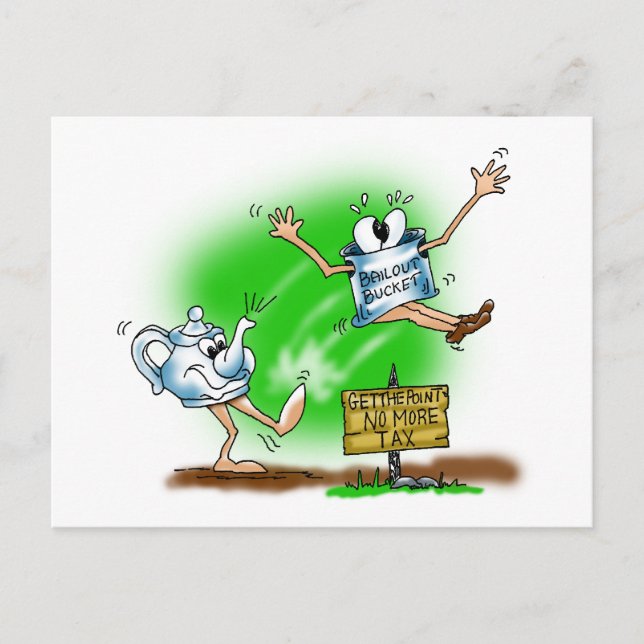 Teaparty Vykort (Framsida)