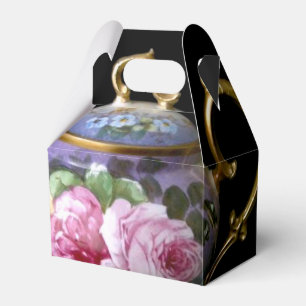 TEAPARTYFAVÖREN BOXAS (GAVELN BOXAS STIL), PRESENTASKAR