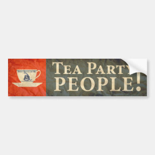 Teapartyfolk! Bildekal
