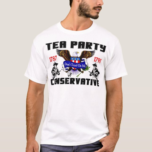 Teapartykonservativ Tee (Framsida)