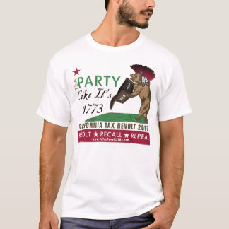 Teapartynågot liknande är det den nya T-tröja för T-shirt