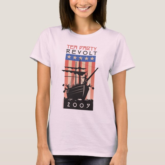 Teapartyrevolt 2009 tee shirt (Framsida)
