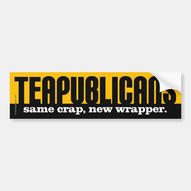 Teapublicans - samma skit, nytt omslag bildekal (Framsidan)