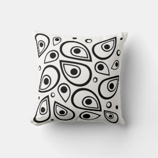 Tear Drop Design Cushion - Mjuk Stil med flöde Kudde