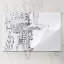 Tearaway Pad - Pelican på Pier till Färg