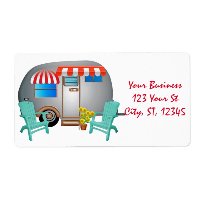 TearDrop Caravan Camper Thunder_Cove Fraktsedel (Framsidan)