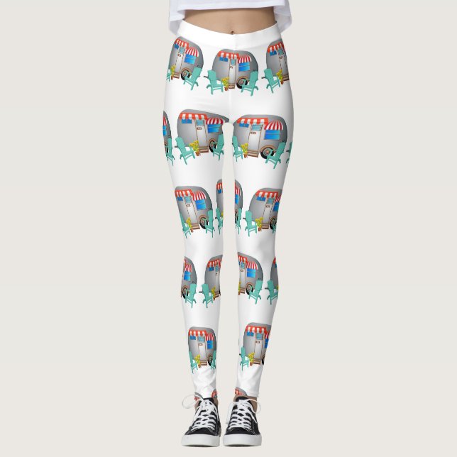 TearDrop Caravan Camper Thunder_Cove Leggings (Framsida)