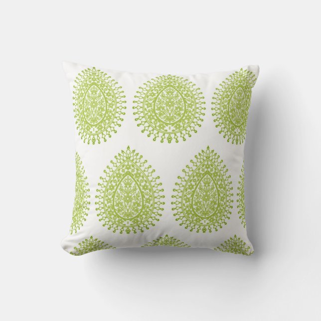Teardroppe Paisley Motif Dekorativ kudde (Framsida)