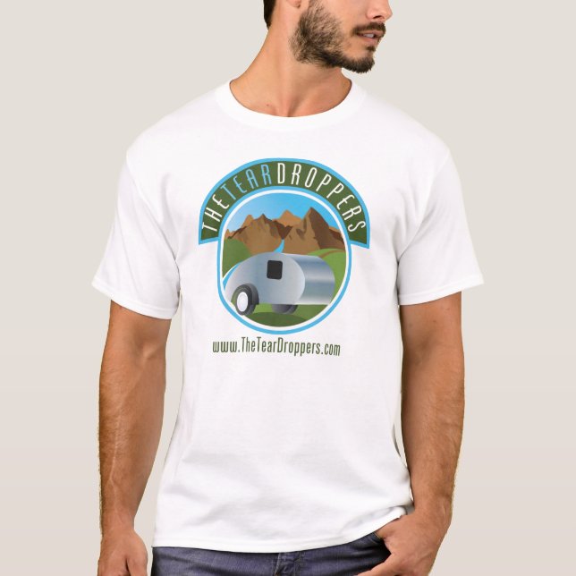 Teardropsläpmanar T-tröja (Herr) T-shirt (Framsida)