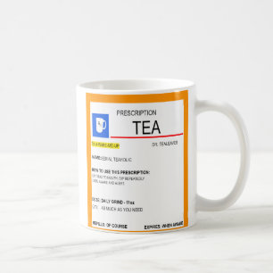 Teareceptmugg för teaälskare kaffemugg