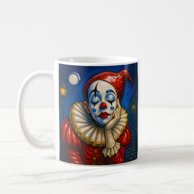 Tearful Clown Kaffemugg (Vänster)