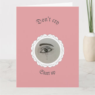 Tearing eye Throw Pillow Kort