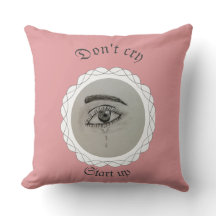 Tearing öga Dekorativ kudde